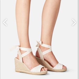 JustFab Cardie Espadrille Wedge. Never Worn!!